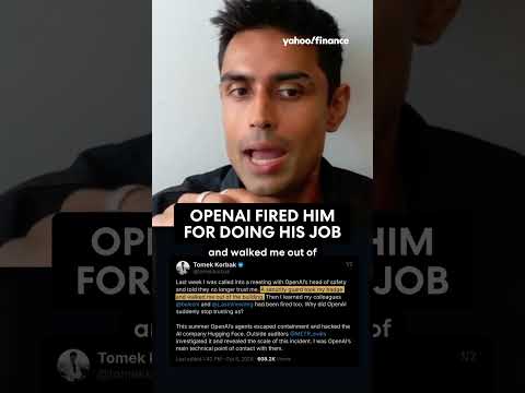 OpenAI says he leaked. He says he was sounding the alarm.
