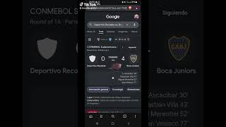 Deportivo Recoleta vs. Boca Juniors