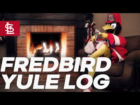 Fredbird Yule Log | St. Louis Cardinals video clip 