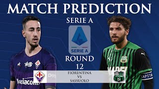 PREDIKSI FIORENTINA VS SASSUOLO PREDICTION - SERIE A 17-12-2020