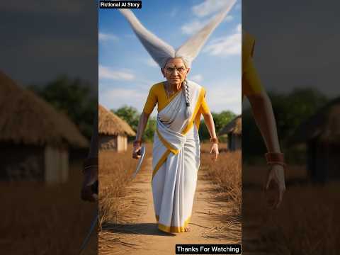 The villagers saw a mysterious old woman roaming around the village #ai #aishorts #cartoon #shorts