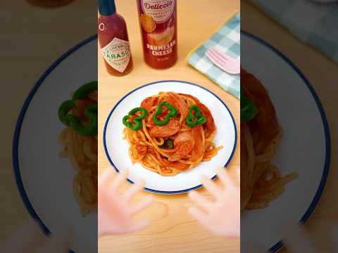 FAKE Cooking👩‍🍳ナポリタン🍝