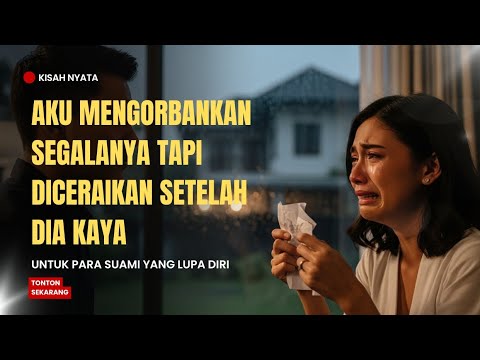 Aku Mengorbankan Segalanya Tapi Diceraikan Setelah Dia Kaya‼️