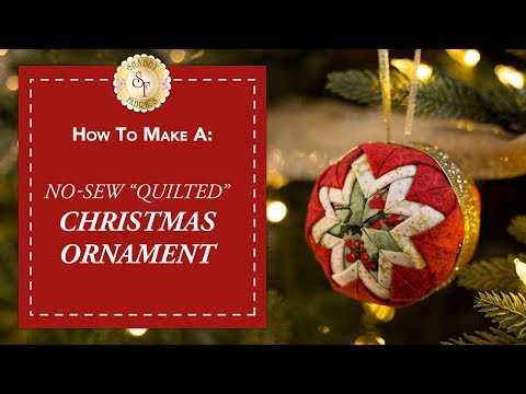 No-Sew "Quilted" Christmas Ornament | with Jennifer...