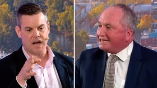 Barnaby Joyce and Chris O'Keefe go head-to-head on renewables at NSW Bush Summit