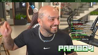 PAPIBOY [TEPKI) 26 Nisan Kick IRL Özeti