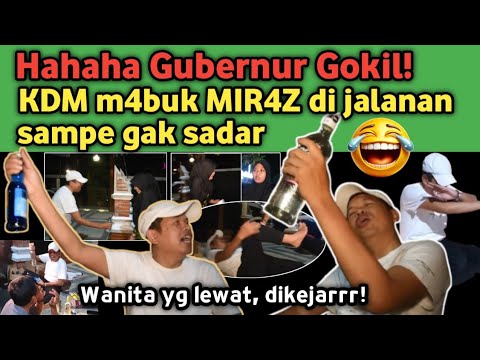 Hahhaa Konyol banget, Bapa Aing M4buk jalan sempoyongan sampe kejar wanita lari teriak histeris