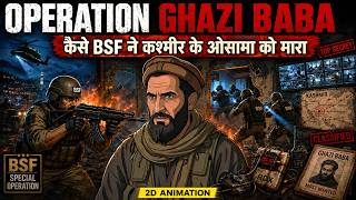The Encounter of the Parliament Attack Mastermind | Operation Ghazi Baba | 2D Animation