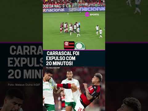 PEGOU NO ROSTO?! CARRASCAL FOI EXPULSO DIRETO NESSE LANCE AÍ #shorts