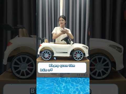 Ô tô điện trẻ em thể thao Mercedes bbt-6688 trắng#dochoichobe #otodientreem
