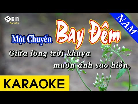 [KARAOKE] Một Chuyến Bay Đêm | Tone Nam