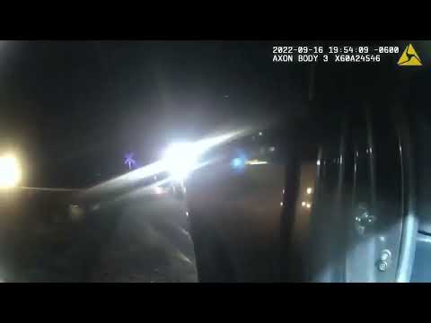 Freight train hits police car with handcuffed girl inside