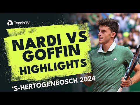 Luca Nardi vs David Goffin Highlights | 'S-Hertogenbosch 2024