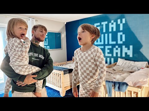 Surprising Our Boys With Their DREAM ROOM!