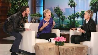 Thumbnail for the video "Scarlett Johansson Doesn't Like Jump Scares" from TheEllenShow