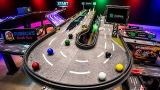 WHO WINS? 6-Color Marble Race | 18 Meters of Thrills