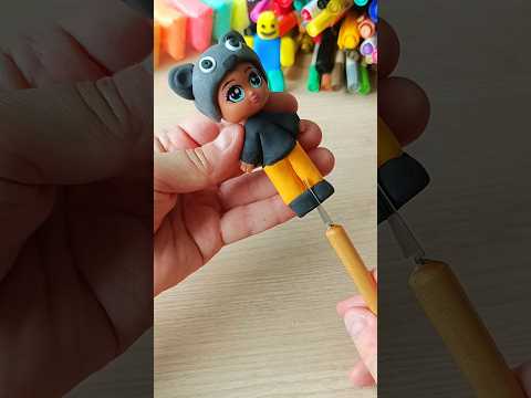 Making a kid from Forest 99 Nights #craft #toys #clay #handmade #trend