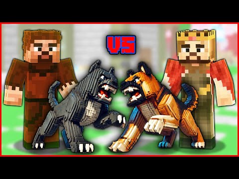 FAKİR KÖPEĞİ VS ZENGİN KÖPEĞİ KAVGA EDİYOR! 😱 - Minecraft ZENGİN FAKİR HAYATI