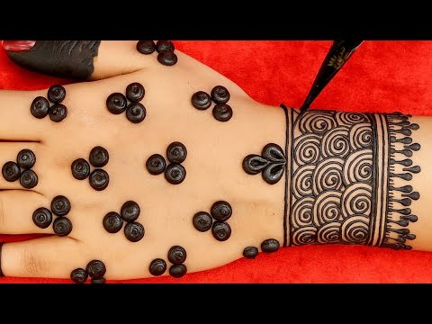 Dot Trick - new stylish full hand mehandi ll mehendi ki designs | mhndi henna | mehendi