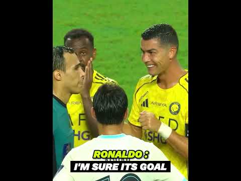 Ronaldo goal sense ๐