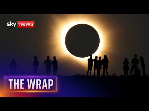 Solar eclipse reaches maximum coverage | Full Sky News coverage