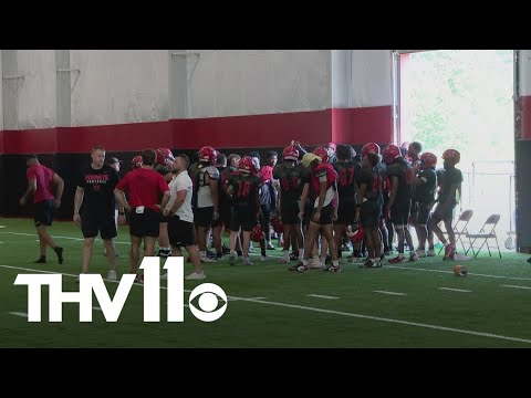 YouTube video thumbnail: Here's How Some School Sports Teams Are Staying Safe During Arkansas Summer Heat