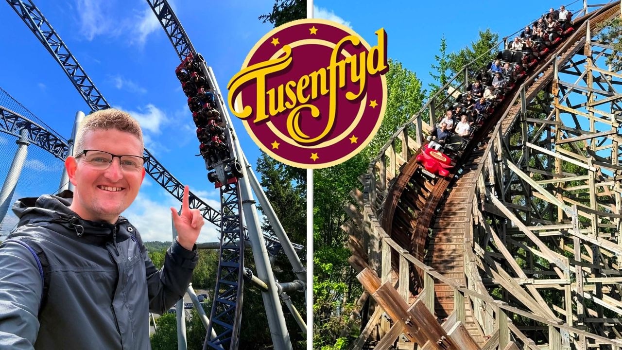 Vlog TusenFryd Mai 2026 - Le PLUS GRAND parc d'attractions de Norvège !