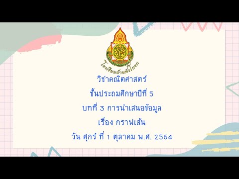 EP50วิชาคณิตศาสตร์ป5กราฟเส้นวันที่1ตค64MOV