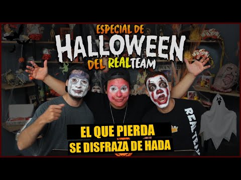 EL QUE PIERDA SE DISFRAZA COMO HADA//ESPECIAL DE HALLOWEEN CON EL REAL TEAM 🔴