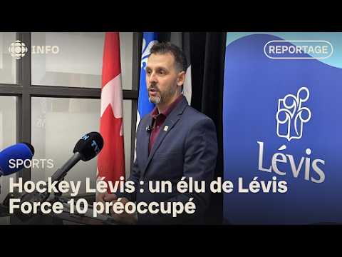 Hockey Lévis : un conseiller municipal dénonce la situation