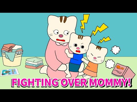 Picture Book Anime Read Aloud: Fighting Over Mommy — A story of love, jealousy, and a warm hug.