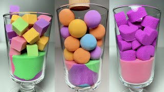 Kinetic Sand ASMR, Drop and squish, Very Satisfying and Relaxing.