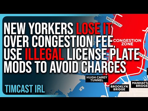 New Yorkers LOSE IT Over Congestion Fee, Use ILLEGAL License Plate Mods To Avoid Charges