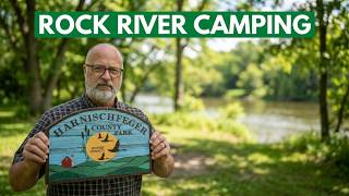 Harnischfeger County Park campground  - Dodge County park on the Rock River