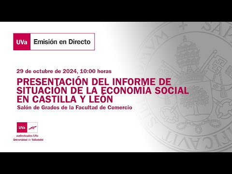 Miniatura del video titulado PRESENTACIÓN DEL INFORME DE LA SITUACIÓN DE LA ECONOMÍA SOCIAL EN CASTILLA Y LEÓN