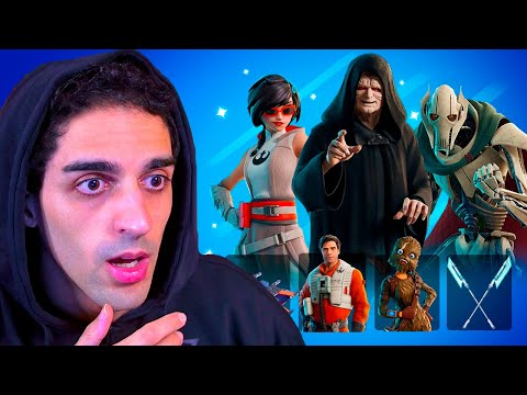 ZEREI O NOVO PASSE DE BATALHA STAR WARS DO FORTNITE!