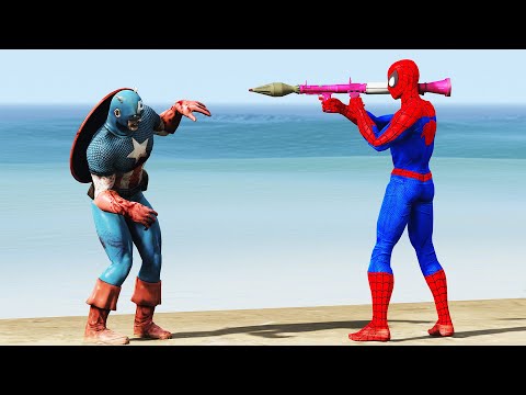 SPIDER-MAN, IRON MAN, HULK FUNNY ANIMATION COMPILATION Ep.22