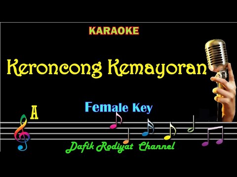Keroncong Kemayoran (Karaoke) Nada Wanita/ Cewek/ Female Key A /Irama Keroncong