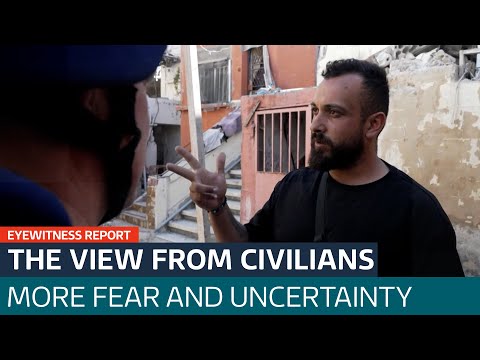 'Children, my wife, my cousin... All dead': Near the front line in southern Lebanon | ITV News