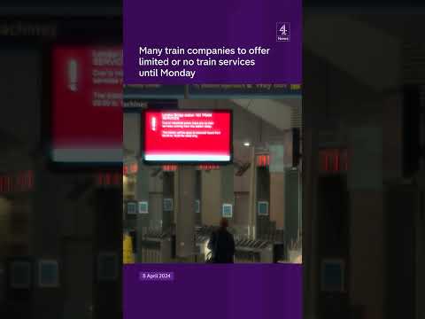 Many train companies to offer limited or no train services until Monday