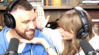 Taylor Swift Caught Raise Her Hand On Travis Kelce During Podcast 13th August 2025