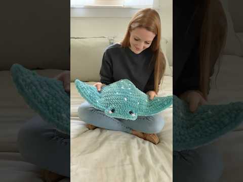 Mega Crochet Ray - 2 Feet Wide! | #crochet #amigurumi
