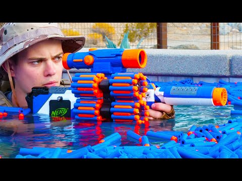 Nerf War: Million Subscribers Battle 6