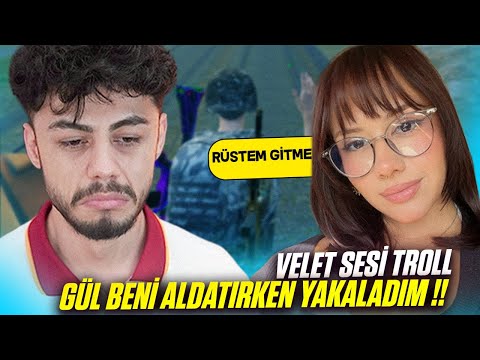 GÜL BENİ ALDATIRKEN YAKALADIM !! ( VELET SESİ TROLL ) - PUBG Mobile