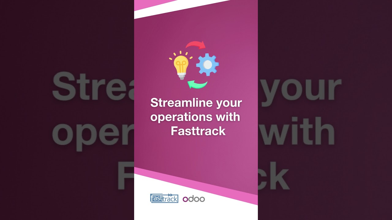 Simplify your business with Odoo from Fasttrack. | 29.10.2024

All your tech, seamlessly integrated into one powerful platform. Talk to us now! #Odoo #AccountingSystem #Affordable ...