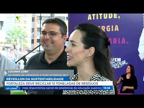 Fortaleza deve reciclar 15 toneladas de resíduos do ano novo