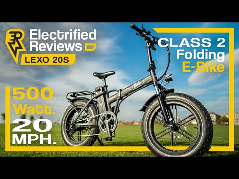 Lexo 20s review: NIMBLE FAT TIRE folding electric bike, BIG battery upgrade