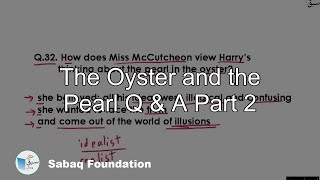 The Oyster and the Pearl Q & A Part 2