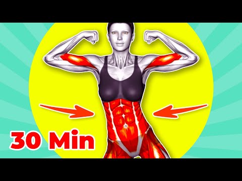 ➜ Muffin Tops BEGONE ➜ 30-Min Standing Workout for 50+!