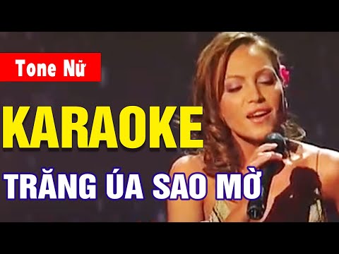 Trăng Úa Sao Mờ Karaoke Tone Nữ | Thanh Hà | Asia Karaoke Beat Chuẩn